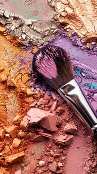 Beauty product and cosmetics texture, makeup products as abstract luxury cosmetic background art