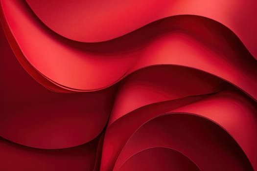 Abstract red wave dynamic and vibrant background design for fashion, art, and business concepts