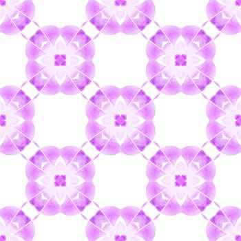 Oriental arabesque hand drawn border. Purple astonishing boho chic summer design. Arabesque hand drawn design. Textile ready extra print, swimwear fabric, wallpaper, wrapping.