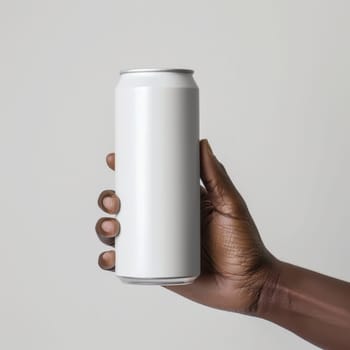Mockup aluminium can product. Beverage product with copy space.