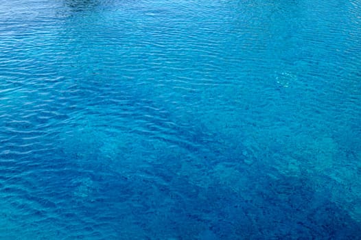 Blue ripped water in swimming pool Summer vacation Banner 2