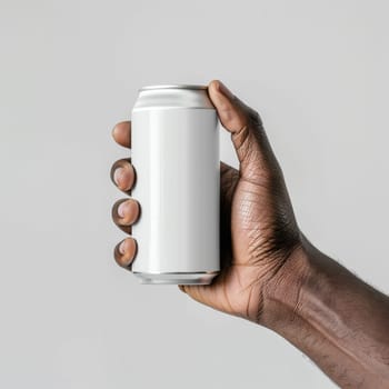 Mockup aluminium can product. Beverage product with copy space.