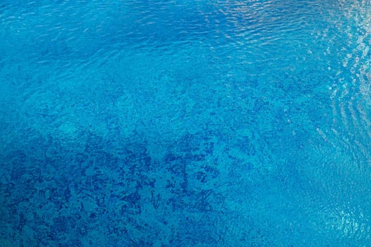 Swimming Pool Surface With Light Reflection and Water Ripple Patterns 3