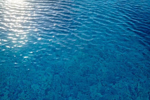 Blue ripped water in swimming pool 3