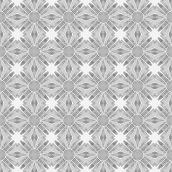 Trendy organic green border. Black and white neat boho chic summer design. Organic tile. Textile ready grand print, swimwear fabric, wallpaper, wrapping.