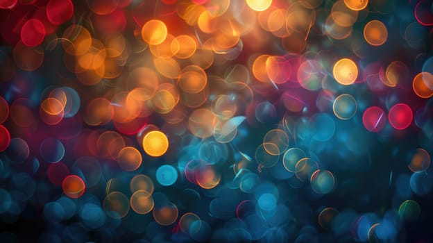 Festive Friendship Day Bokeh Lights in Classic Colors, Warm and Joyful Celebration Background.