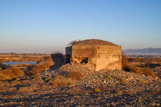 concrete fortifications from the Cyprus War