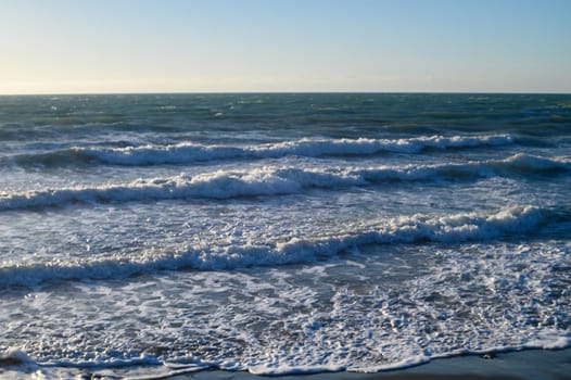 waves of the Mediterranean sea in Cyprus 5