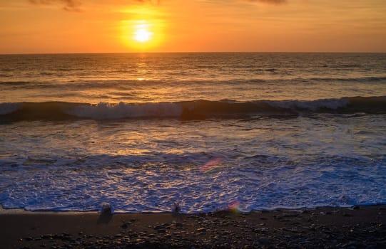 Sunset over Mediterranean Sea, Cyprus 3