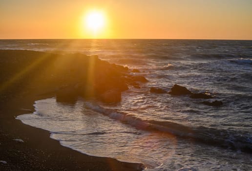 Epic sunset on the Mediterranean sea in Cyprus 1