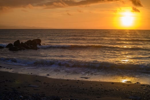 lighthouse at sunset and beautiful view 3