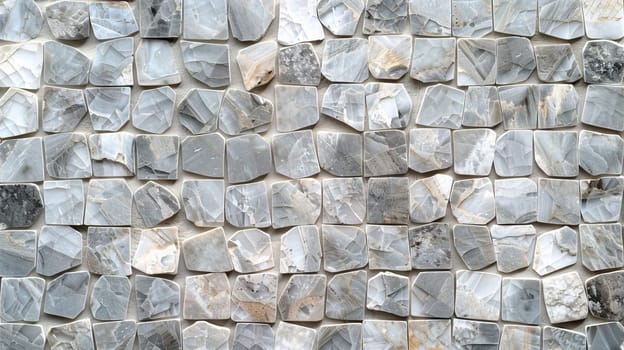 Natural stone tile mosaic pattern background