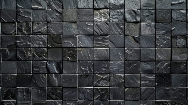 Dark grey stone tile texture background