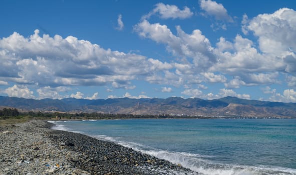 Mediterranean coast on a sunny spring day 1