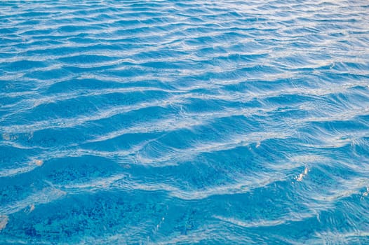 Swimming Pool Surface With Light Reflection and Water Ripple Patterns 2