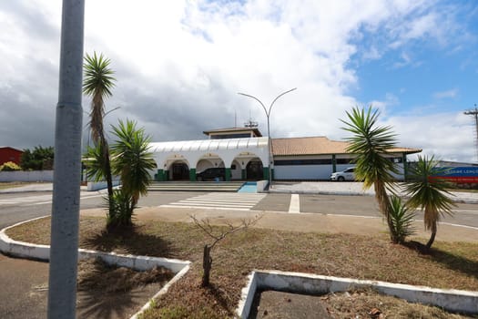 lencois, bahia, brazil - june 1, 2024: view of the airport in the city of Lencois, in the Chapada Diamantina region.