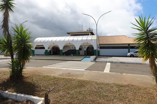 lencois, bahia, brazil - june 1, 2024: view of the airport in the city of Lencois, in the Chapada Diamantina region.
