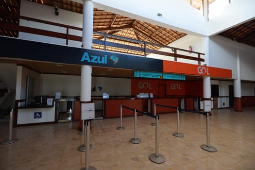 lencois, bahia, brazil - june 1, 2024: view of the airport in the city of Lencois, in the Chapada Diamantina region.