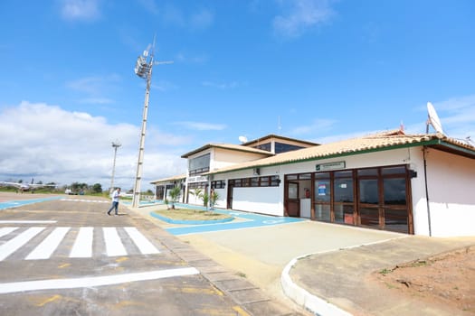 lencois, bahia, brazil - june 1, 2024: view of the airport in the city of Lencois, in the Chapada Diamantina region.