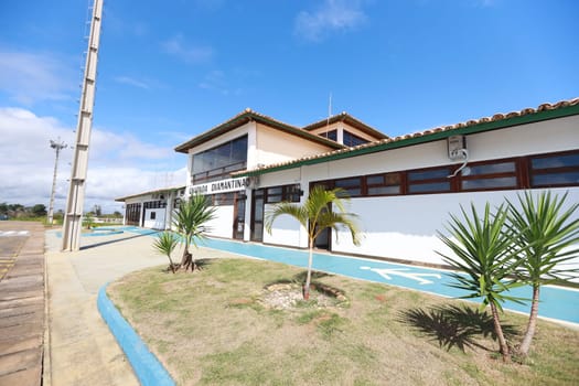 lencois, bahia, brazil - june 1, 2024: view of the airport in the city of Lencois, in the Chapada Diamantina region.