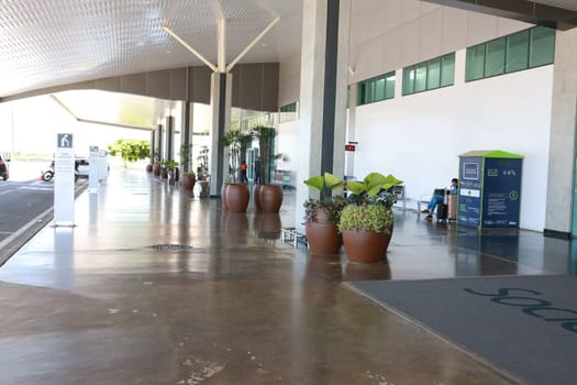 vitoria da conquista, bahia, brazil - november 11, 2023: view of the Glauber Rocha airport in the city of Vitoria da Conquista.
