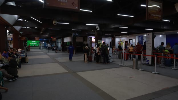 porto seguro, bahia, brazil - october 20, 2023: lounge at Porto Seguro airport in the extreme south of Bahia.