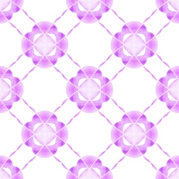 Repeating striped hand drawn border. Purple sublime boho chic summer design. Striped hand drawn design. Textile ready classic print, swimwear fabric, wallpaper, wrapping.