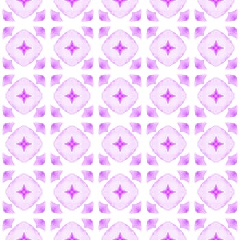 Textile ready fancy print, swimwear fabric, wallpaper, wrapping. Purple wonderful boho chic summer design. Hand drawn tropical seamless border. Tropical seamless pattern.