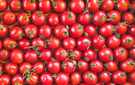 tomatoes top view texture of vegetables, ranch