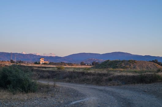 wonderful view of the sea and the mountains running along the sea in northern cyprus 1