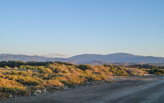 view of the mountains and sunset of the Mediterranean Sea in Cyprus 2