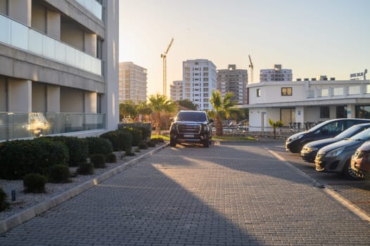 Gaziveren Cyprus 05.27.2024 - cars in the parking lot in a residential complex 5