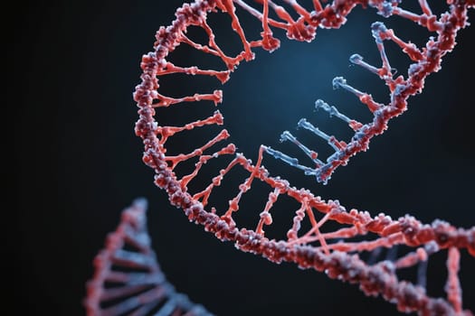 Explore genetics with a 3D color-coded representation of the DNA double helix.