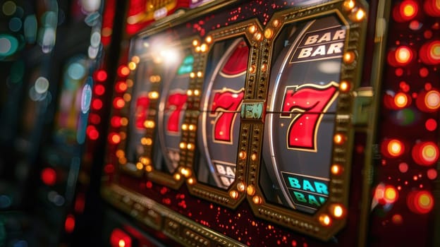 Slot Machine Concept Showcasing the Thrill of Casino Gaming.