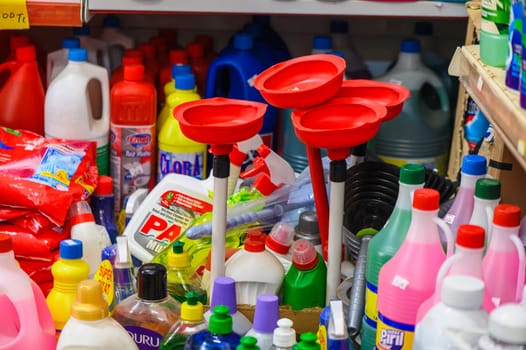 Gaziveren Cyprus 05.27.2024 - household chemicals in the store 1