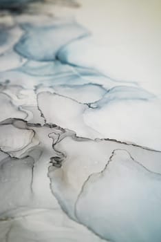 Part of original alcohol ink painting. Modern art. Abstract colorful background, wallpaper. Marble texture. Fluid Art for modern banners, ethereal graphic design.