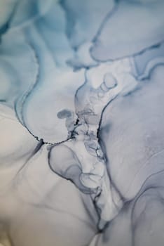 Part of original alcohol ink painting. Modern art. Abstract colorful background, wallpaper. Marble texture. Fluid Art for modern banners, ethereal graphic design.