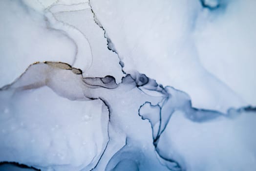 Part of original alcohol ink painting. Modern art. Abstract colorful background, wallpaper. Marble texture. Fluid Art for modern banners, ethereal graphic design.