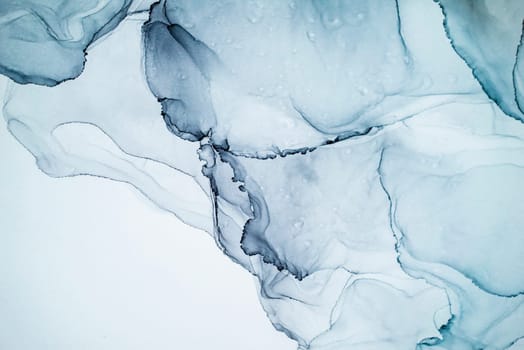 Part of original alcohol ink painting. Modern art. Abstract colorful background, wallpaper. Marble texture. Fluid Art for modern banners, ethereal graphic design.