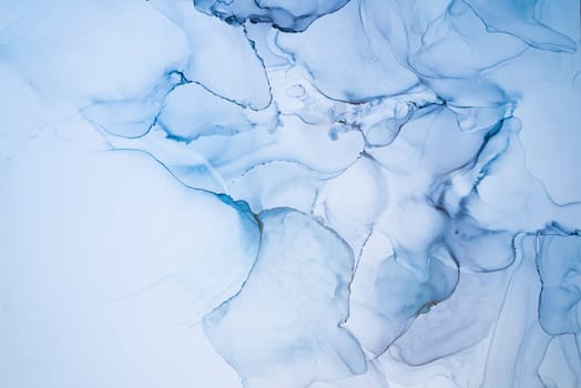 Part of original alcohol ink painting. Modern art. Abstract colorful background, wallpaper. Marble texture. Fluid Art for modern banners, ethereal graphic design.