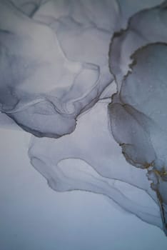 Part of original alcohol ink painting. Modern art. Abstract colorful background, wallpaper. Marble texture. Fluid Art for modern banners, ethereal graphic design.
