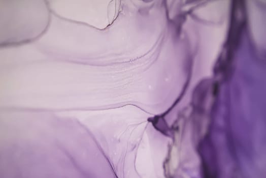 The picture is painted in alcohol ink. Abstraction will perfectly fit into a modern interior. Closeup of the painting. Colorful abstract painting background. Highly-textured paint.