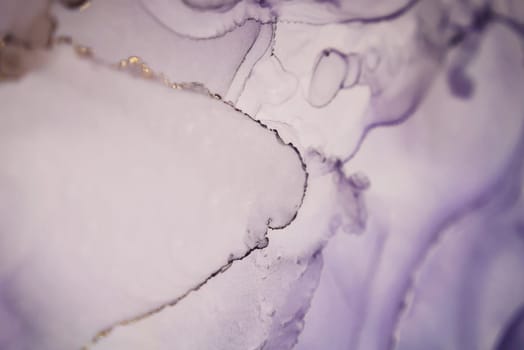 The picture is painted in alcohol ink. Abstraction will perfectly fit into a modern interior. Closeup of the painting. Colorful abstract painting background. Highly-textured paint.