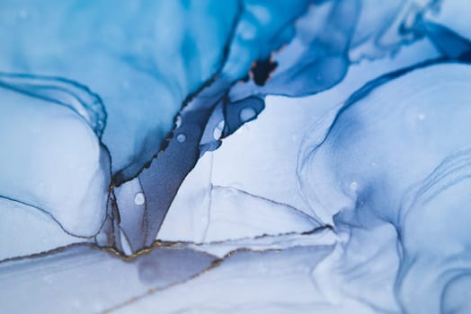 Part of original alcohol ink painting. Modern art. Abstract colorful background, wallpaper. Marble texture. Fluid Art for modern banners, ethereal graphic design.