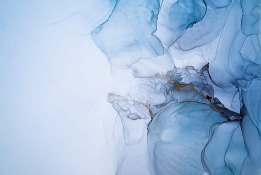 Part of original alcohol ink painting. Modern art. Abstract colorful background, wallpaper. Marble texture. Fluid Art for modern banners, ethereal graphic design.