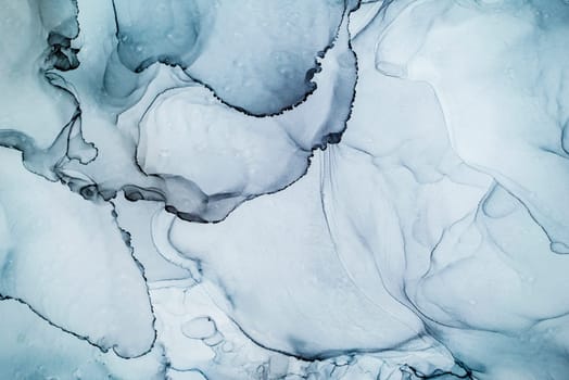 Part of original alcohol ink painting. Modern art. Abstract colorful background, wallpaper. Marble texture. Fluid Art for modern banners, ethereal graphic design.