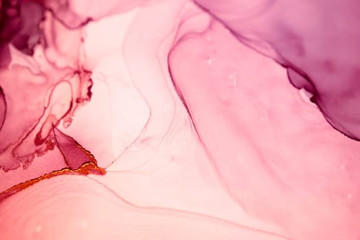 The picture is painted in alcohol ink. Abstraction will perfectly fit into a modern interior. Closeup of the painting. Colorful abstract painting background. Highly-textured paint.