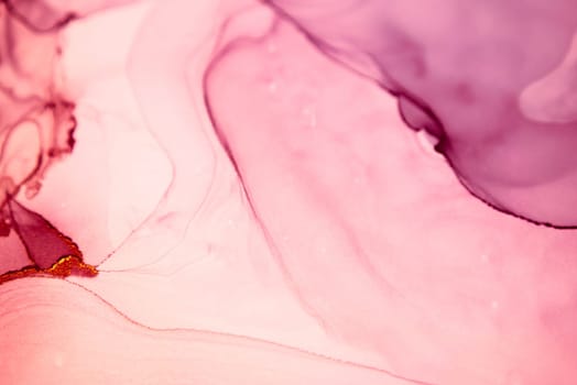 The picture is painted in alcohol ink. Abstraction will perfectly fit into a modern interior. Closeup of the painting. Colorful abstract painting background. Highly-textured paint.