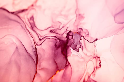 The picture is painted in alcohol ink. Abstraction will perfectly fit into a modern interior. Closeup of the painting. Colorful abstract painting background. Highly-textured paint.