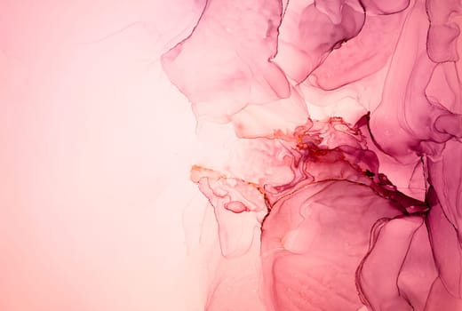The picture is painted in alcohol ink. Abstraction will perfectly fit into a modern interior. Closeup of the painting. Colorful abstract painting background. Highly-textured paint.